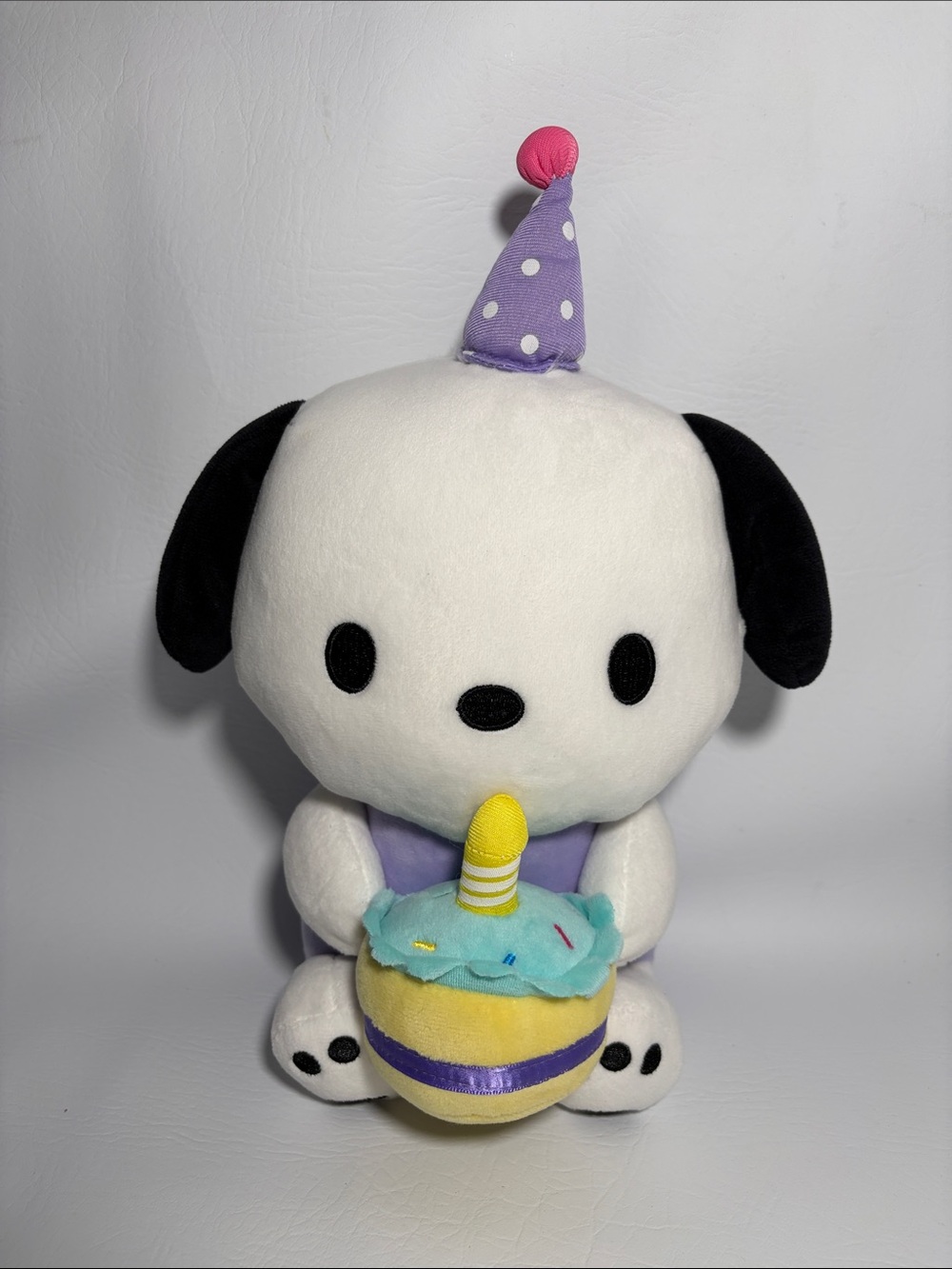 Sanrio Pochacco 12" Celebration Plush with Birthday Cake and Candle